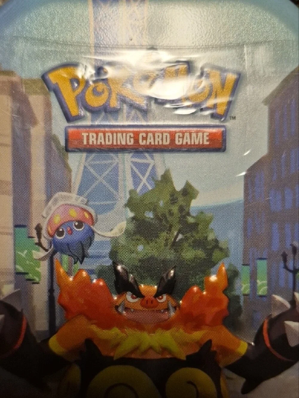 Pokemon Emboar Lumiose City Trading Card Tin